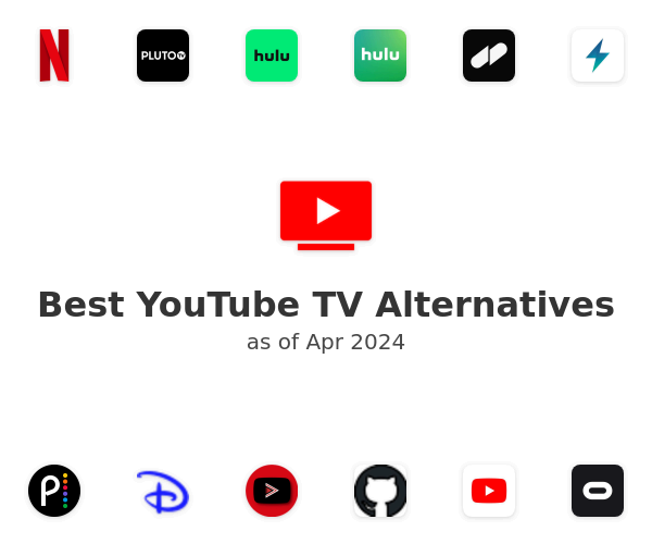 Best YouTube TV Alternatives