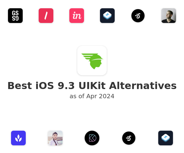 Best iOS 9.3 UIKit Alternatives
