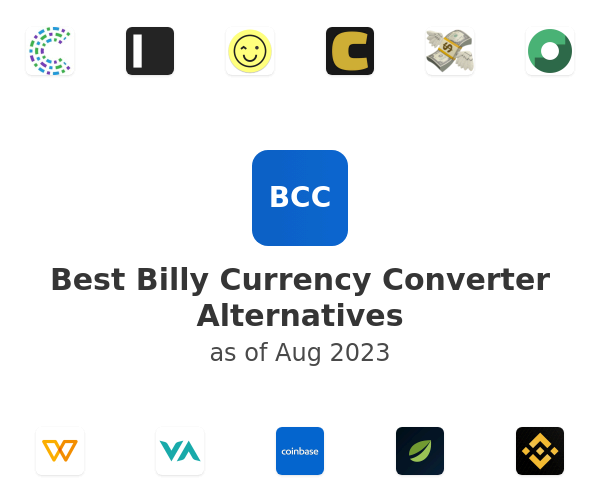 Best Billy Currency Converter Alternatives
