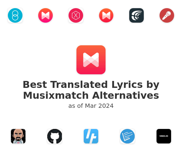 Best Translated Lyrics by Musixmatch Alternatives