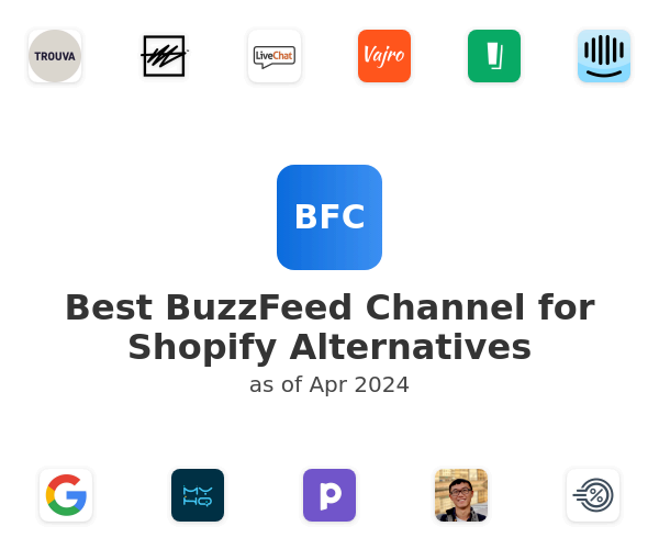 Best BuzzFeed Channel for Shopify Alternatives