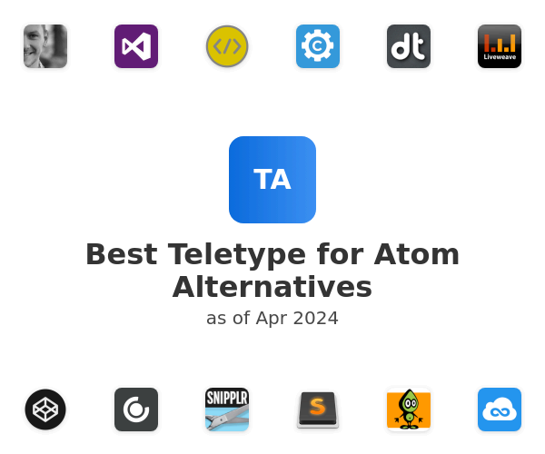 Best Teletype for Atom Alternatives