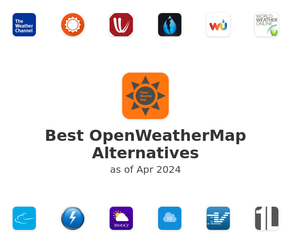 Best OpenWeatherMap Alternatives
