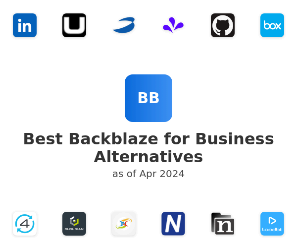 Best Backblaze for Business Alternatives
