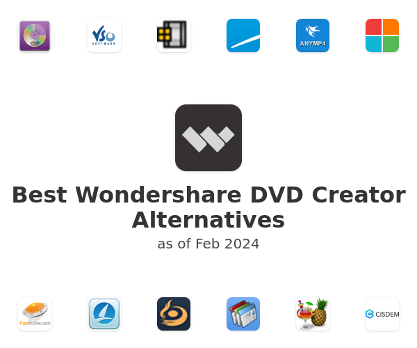 Best Wondershare DVD Creator Alternatives