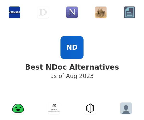 Best NDoc Alternatives