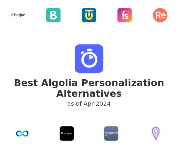 Best Algolia Personalization Alternatives