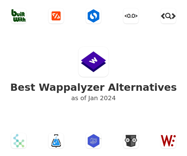 Best Wappalyzer Alternatives