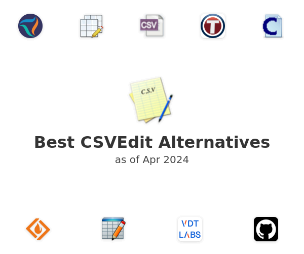 Best CSVEdit Alternatives
