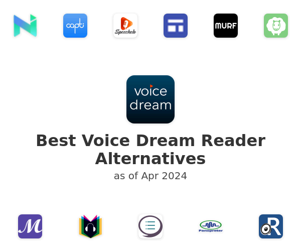 Best Voice Dream Reader Alternatives