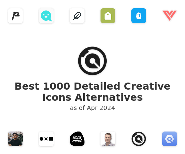 Best 1000 Detailed Creative Icons Alternatives