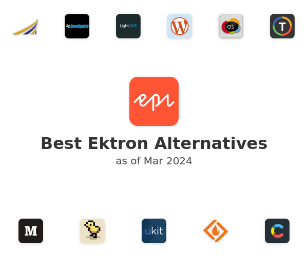 Best Ektron Alternatives