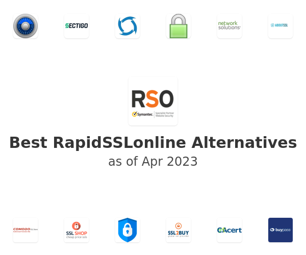 Best RapidSSLonline Alternatives