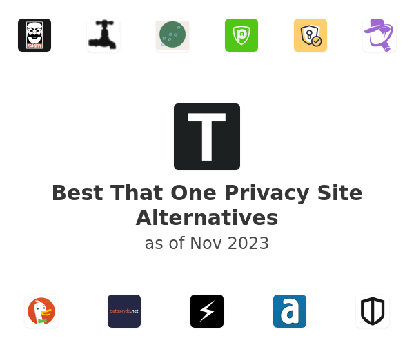 Best That One Privacy Site Alternatives