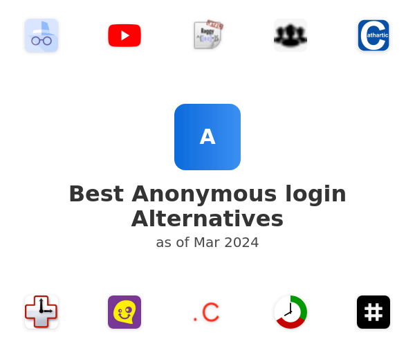 Best Anonymous login Alternatives