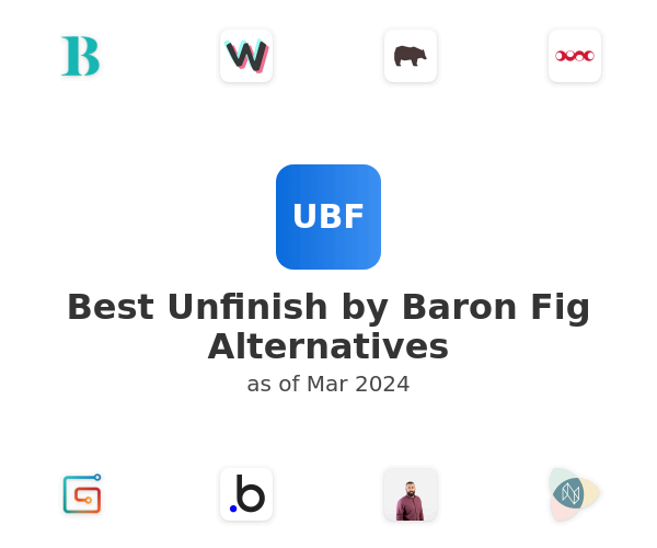 Best Unfinish by Baron Fig Alternatives