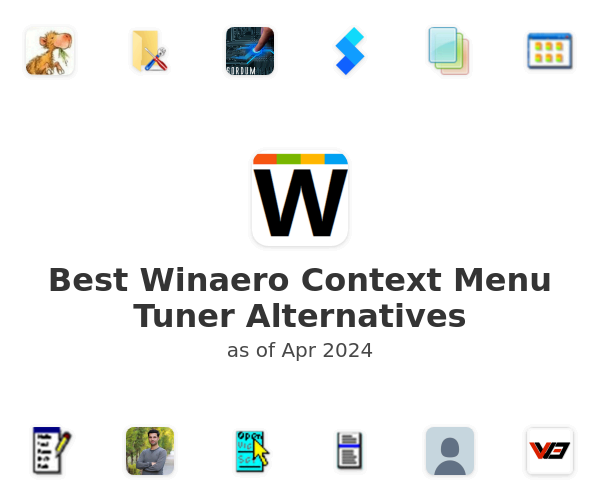 Best Winaero Context Menu Tuner Alternatives