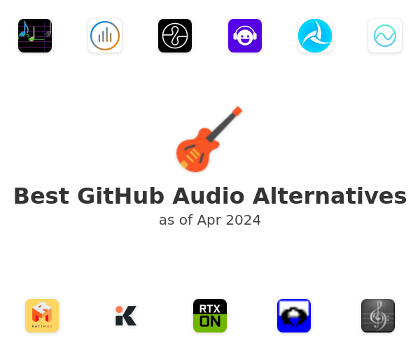 Best GitHub Audio Alternatives