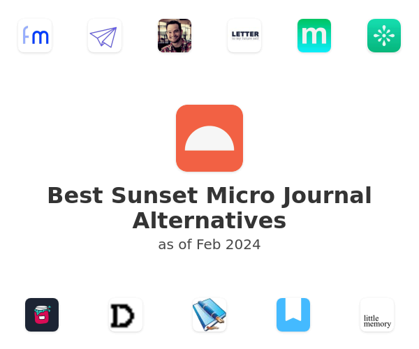 Best Sunset Micro Journal Alternatives