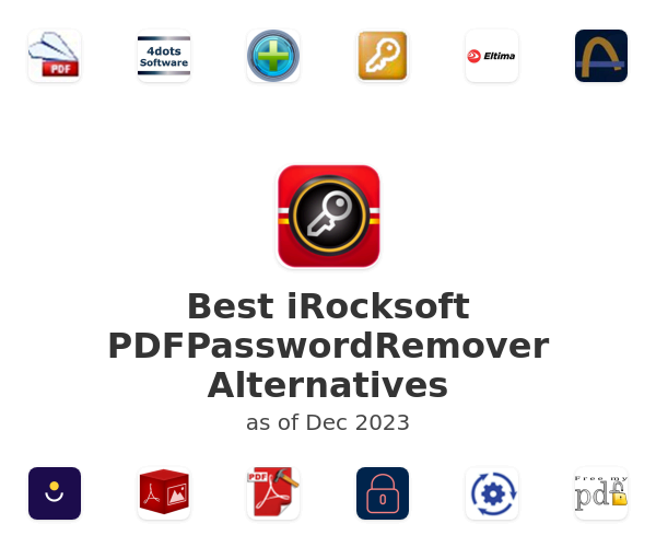 Best iRocksoft PDFPasswordRemover Alternatives