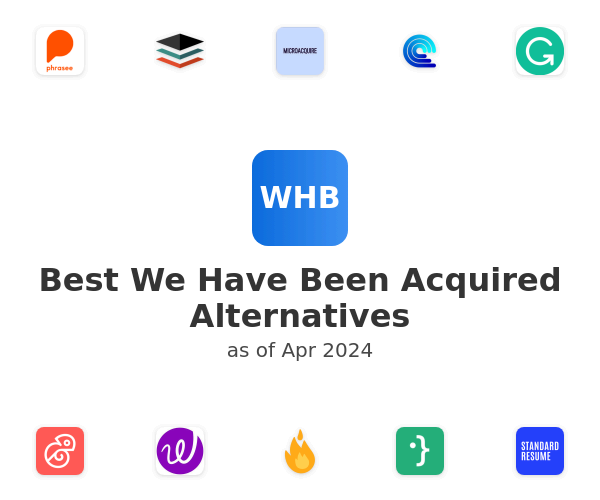Best We Have Been Acquired Alternatives