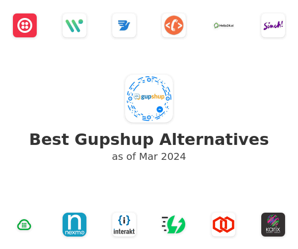 Best Gupshup Alternatives