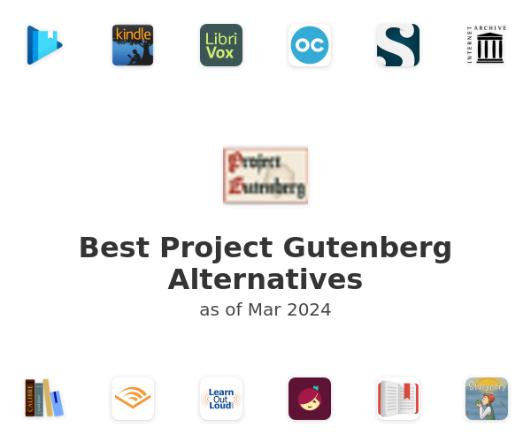Best Project Gutenberg Alternatives