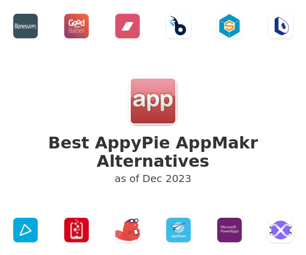 Best AppyPie AppMakr Alternatives