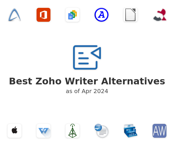 Best Zoho Writer Alternatives