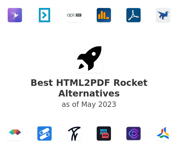 Best HTML2PDF Rocket Alternatives