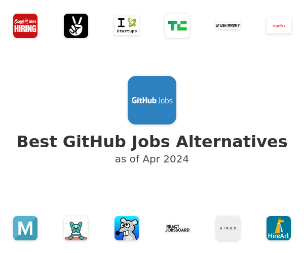 Best GitHub Jobs Alternatives