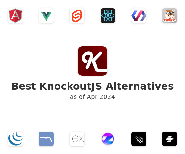 Best KnockoutJS Alternatives