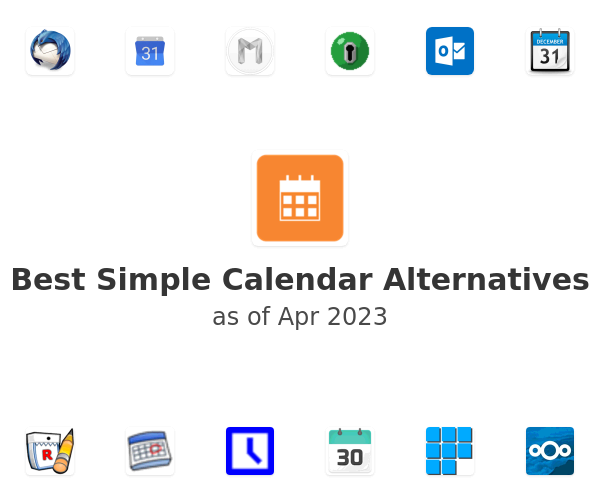 Best Simple Calendar Alternatives