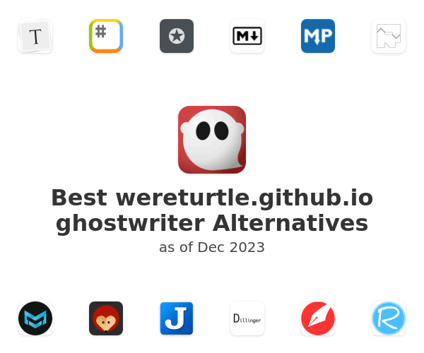 Best ghostwriter Alternatives