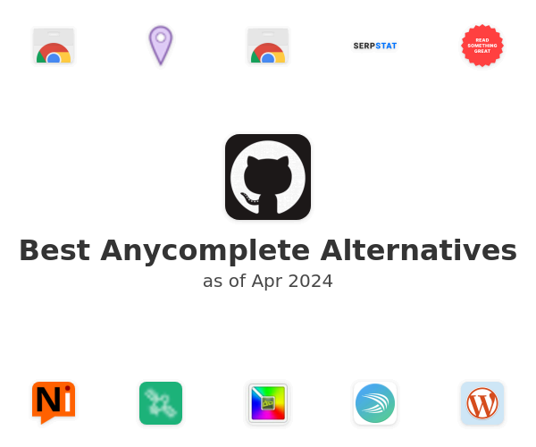 Best Anycomplete Alternatives