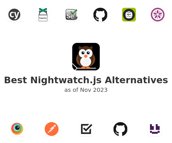 Best Nightwatch.js Alternatives