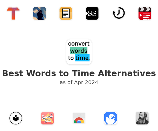 Best Words to Time Alternatives