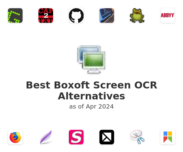 Best Boxoft Screen OCR Alternatives