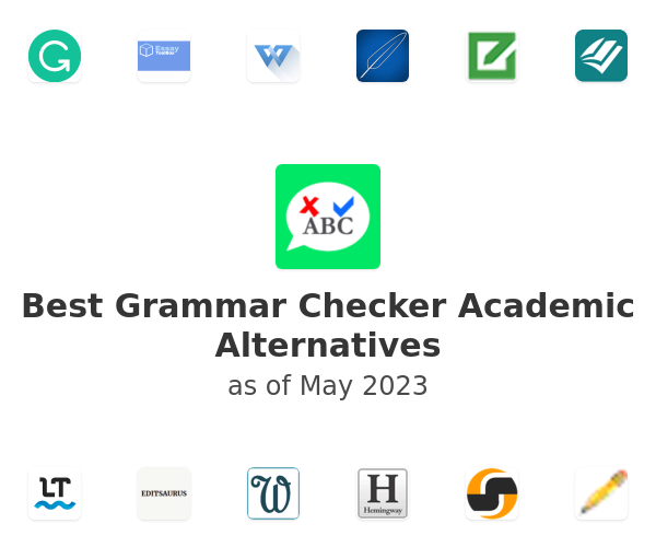Best Grammar Checker Academic Alternatives