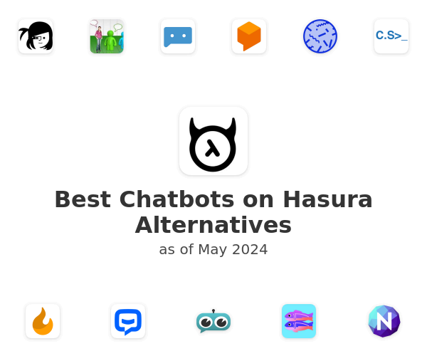 Best Chatbots on Hasura Alternatives