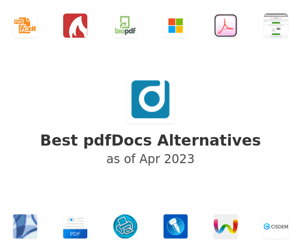 Best pdfDocs Alternatives