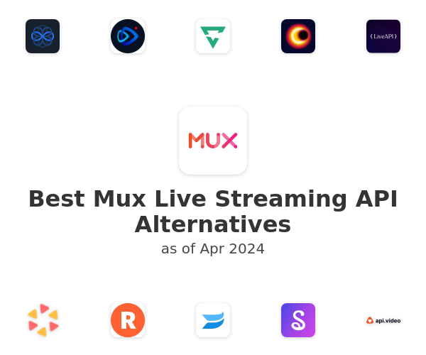 Best Mux Live Streaming API Alternatives