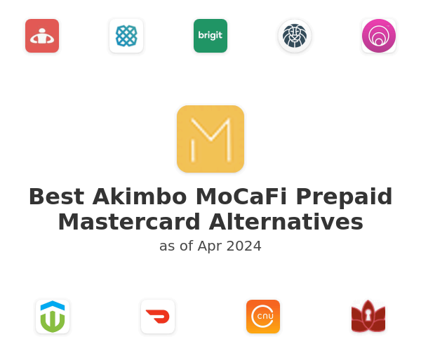 Best Akimbo MoCaFi Prepaid Mastercard Alternatives
