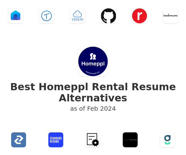 Best Homeppl Rental Resume Alternatives