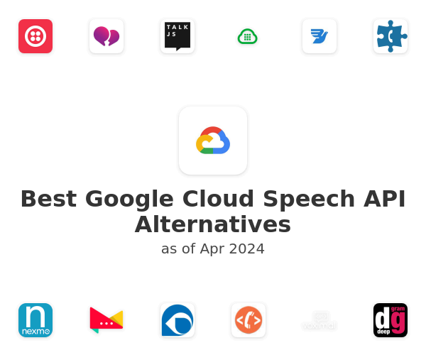 Best Google Cloud Speech API Alternatives