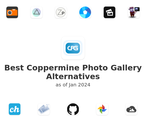 Best Coppermine Photo Gallery Alternatives