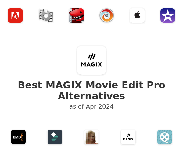 Best MAGIX Movie Edit Pro Alternatives