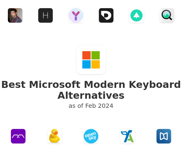 Best Microsoft Modern Keyboard Alternatives
