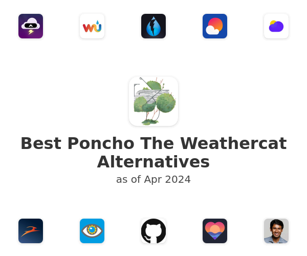 Best Poncho The Weathercat Alternatives