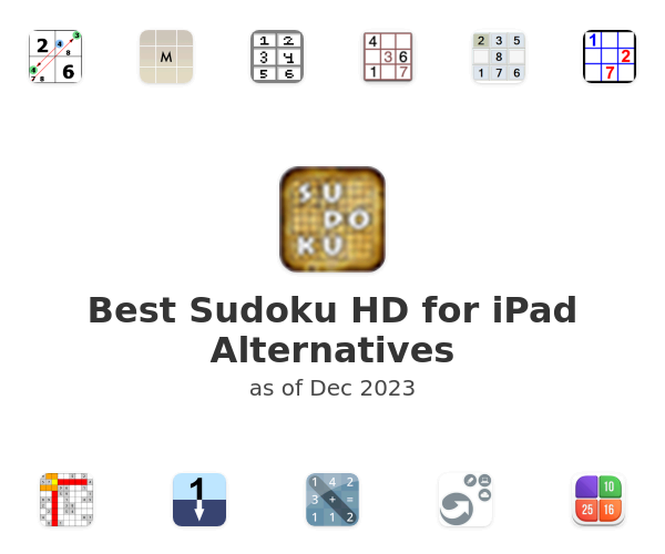 Best Sudoku HD for iPad Alternatives